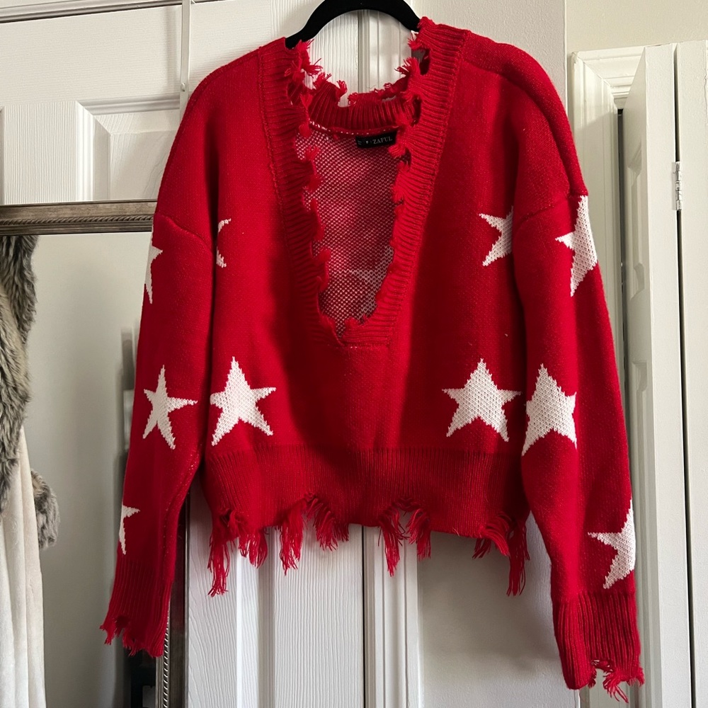 Red Star Sweater